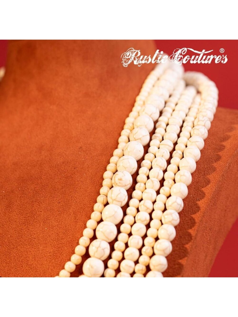 Women's White Sliver Uture's Western Cowgirl Vintage Western Necklace Earrings - Picture 3 of 7